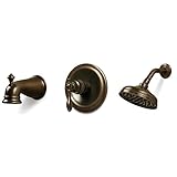 Pegasus 874-5196H Estates Single-Handle Tub and Shower Faucet in Heritage Bronze [並行輸入品]