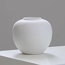 THE NEIGHBRORSホワイト陶器のテクスチャー花瓶 THE NEIGHBRORSホワイト陶器のテクスチャー花瓶