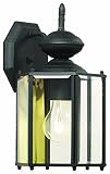 Thomas Lighting SL92427 Brentwood Collection 1 Light Outdoor Wall Sconce, Matte Black [並行輸入品]