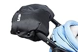 Aniplus? Thick Waterproof Stroller Hand Muff Warm Gloves (Black) by Anplus