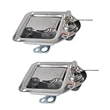 F Fityle ステンレス鋼　ツールボックス　ドア　ロック　2本　キー　4本　ボート　ヨット　ホーム　