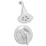 Speakman SM-10410-P Chelsea Shower Head with Pressure Balance Diverter Valve Shower Combo, Polished 
