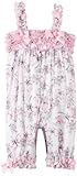 Bonnie新生児女の子バタフライ印刷カバーオール カラー: ホワイト