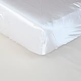 White Cloud Satin Fitted Crib Sheet - Fits Standard Crib Mattresses and Daybeds by Bold Bedding