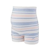 犬印本舗 マタニティ 薄手ふわぽかパンツ(ランダムボーダー) M-L ピンク SH2801