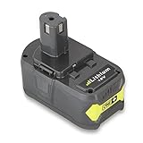 Replacement P108 battery Lithium to replace Ryobi P108 18-volt MAX Lithium Ion 4.0-Amp Hour Pack Bat