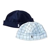(ポロ ラルフローレン) Polo Ralph Lauren　320609250 SET OF 2 Cotton Beanies　コットン ビーニー 出産祝い ギフト プレゼント ボーイ 男の子 ベビ