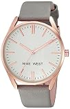 Nine West（ナインウエスト） ローズゴールド色 グレーのストラップの時計 Grey/Rose Gold