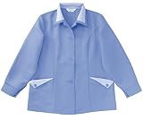 UNIWEAR(ユニウェア) レディース スモック L-9380 ブルー LL ( 13号 ) （ 日本製生地使用 ）