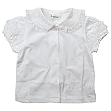 《初夏盛夏対応》(日本製) Pample Mousse(パンプルムース) 天竺半袖ブラウス 80cm /OW NO.DP-72200