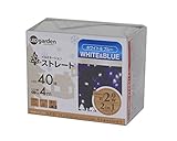 タカショー イルミネーション ストレート 40球 W/B