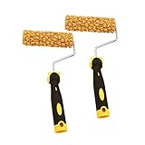 F Fityle 塗料ローラー　泡　スポンジ　ペインター　ブラシ　ハンドル　精密　2個　