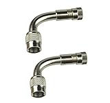 Garage.com 2個セット 90°エクステンションL型 アバルブ 原付空気入れが楽々 WHSDL001