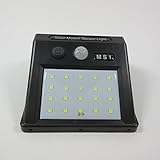 (スリーボックス)ThreeBox ソーラーセンサーライト 20LED 人感センサー 機能搭載 屋外照明 防犯用 1個