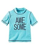 カーターズ Carter's ベビー 水着 ラッシュガードセット 紫外線カット UPF50+ Carter's Awesome Rashguard 12M (72-78cm) [並行輸入品]