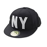 西松屋 NYロゴスナップバックキャップ 【52cm・54cm】　54　ブラック