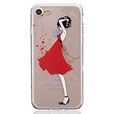 iPhone 7 ケース カバー, UNEXTATI 高品質 TPU 超薄型 柔軟 保護カバー ケース 液晶保護 脱着簡単 耐衝撃 軽量 Apple iPhone7 用 ケース Case (P13 レ