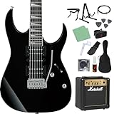 Gio Ibanez GRG170DX BKN (Black Night) エレキギター初心者14点セット【MG10付き】 ジオ アイバニーズ
