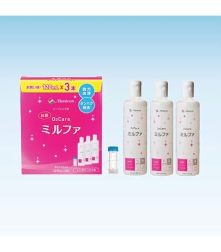 Amazon | 120mL ×6本 メニコン O2ケア アミノソラ 3箱セット 酵素洗浄