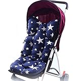 HooMall ベビーカークッション サポートクッション シート クッション チャイルドシート ベビーチェア用 厚い柔らかく 暖かい 防寒 冬 取付簡単 お出かけ 出産祝い 贈り物 プレゼント ヘッド