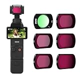 BRDRC Pocket 3 NDフィルターキット、6枚入り - CPL ND4 ND8 ND16 ND32 ND64 レンズフィルター、DJI Osmo Pocket 3 Creatorコンボカメラアクセサリー用