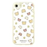 グルマンディーズ リラックマ IIIIfit iPhone SE (第3世代/第2世代) / 8 / 7 / 6s / 6 (4.7インチ) 対応 ケース 総柄 GRC-331B