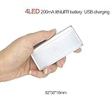 ホットモーションセンサーライトUSB充電式スティックon Anywhere磁気LEDライトワイヤレスMotion Activatedクローゼットライト、下キャビネットLightening 4 LED 