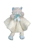 Stephan Baby Sleepy Owl Cuddle Soft Plush Security Blankie, Blue [並行輸入品]