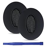 umvowuxa 交換用イヤーカップ HD450BT HD4.50BT、HD450、HD4.50、HD350BT、HD4.40BT、HD4.30G、HD4.20S ヘッドフォンに対応、プロテインレザー (ゲル/ブラック)