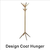 北欧デザインのコートハンガー 天然木オーク材使用 ナチュラルデザイン 高さ179