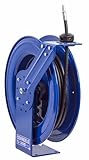 Coxreels HP-N-150 Heavy Duty Spring Rewind Hose Reel for grease/hydraulic oil: 1/4" I.D., 50' hose, 