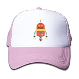ロボット子ども グリッドキャップ可愛い メッシュ帽子 オスとメス アウトドア