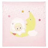 【お子様の誕生記念に刺繍アルバムを作成致します/アH-OLB-602/N】フエルアルバム ニュームーン ピンク　Ｌサイズ/アH-OLB-602/N-P