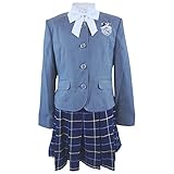 ガールズ ノーカラースーツ 大きめサイズ キッズ 入学式 卒園式 卒業式 fo-63205 165B グレー