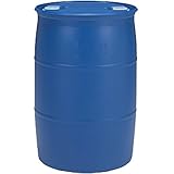 プラスチック　ドラム缶 クローズドタイプ PDC 200L-9 セット ブルー プラ ポリ サンコー 【代不】