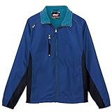 秋冬物 AITOZ アイトス  裏フリースジャケット AZ-50111 006ブルー×ネイビー 3L