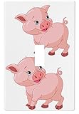 Baby Pigウォールプレート装飾スイッチプレートカバー（1ギャング – Single切り替え)