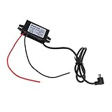 Lovoski 　車　充電　 DC　コンバータ 　モジュール　 12V〜5V 3A　直角マイクロUSBケーブル付き