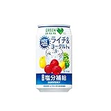 サントリー GREEN DA・KA・RA グリーンダカラ グリーンダカラ塩 ライチ＆ヨーグルト 缶 350g 24本 1ケース