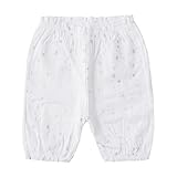エイデンアンドアネイ パンツ バッブル ショート bubble short ベビー服 モスリンコットン (サイズ：0-3m、カラー：metallic silver starburst） aden+an
