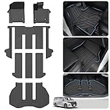 ACE LIGHTING トヨタ 新型 アルファード40系 フロアマット&セカンド&トランクマット 40アルファード&ヴェルファイア カーマット フルセット ALPHARD40 カーゴマット VELLFIRE40 ラゲッジトレイ アルファード40系 アクセサリー 内装 滑り止め TPE素材 耐汚れ 防水 車種専用設計 取付簡単