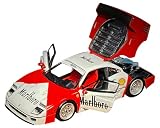 PGM 1/64 F40 White/Red -Rotating display 完成品 PGM-640903-2