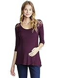 Motherhood Maternity SHIRT レディース US サイズ: Large カラー: パープル