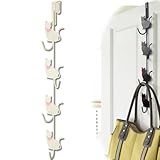 帽子 ハンガー ドアフック バッグハンガー ドアハンガー猫４連 ホワイト 07673