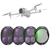 NEEWER CPL+NDフィルターセット 4枚入り コンパチブル マヴィック 4 Pro 円偏光フィルター+ND8/ND16/ND32 ねじ込み式 マルチコート光学ガラス 減光ドローンレンズマグネット式収納ケース付き