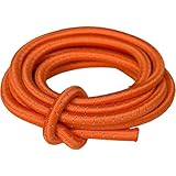 ZUOZ 固定ロープ 反射 ゴム紐 耐久 軽量 テント用ロープ ストレッチコード パラコード 弾性コード ドローコード バンジーコード 幅 6mm 長2m オレンジ