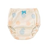 (チャックル) chuckle 手描き風ドットショーツ 水色 90cm P4002-90-30