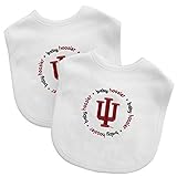 Baby Fanatic Team Color Bibs, University of Indiana, 2-Count by Baby Fanatic [並行輸入品]