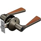 マツ六 レバー錠 エクレ 兼用取替バリアフリーレバー錠 トイレ錠 EL5060-4MH-UMB アンバー+Mブラウン ハイブリッドレバー