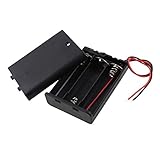2 Pcs 3 x1.5V AA Battery Holder with On Off Switch Cap Lead Wires (for AA 3 CELL) [並行輸入品]